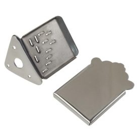 Mandolin Tailpiece, Steel, Nickel Plated