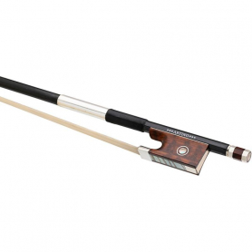 Artino Violin Bow, Carbon with Silver Snakewood Frog, 4/4