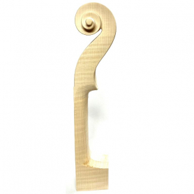 Violin Neck with Pre-Carved Scroll, 4/4 size