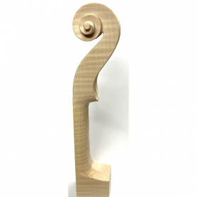 Violin Neck with Pre-Carved Scroll, 4/4 MASTER GRADE