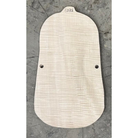 Violin Back,1-Pc Semi-Carved Oval, WELL FLAMED