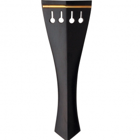 ViolinTailpiece Ebony English Model Gold Inlay, 4/4