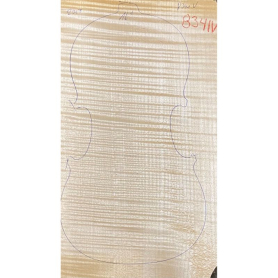 VIOLA Back with Sides, Maple, One Piece