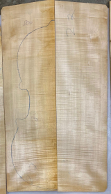 Cello Back With Sides, Maple