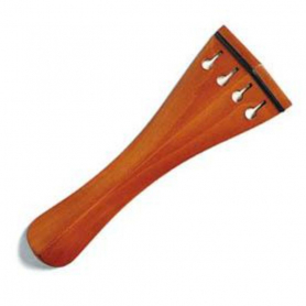 ViolinTailpiece Boxwood, English, Black Inlay
