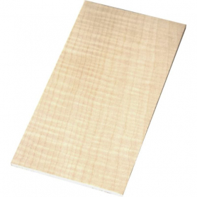 Head Plate, Maple, Peg Head Overlay, 7 1/2 x 3 1/4 x 7/64"