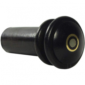 Violin Endpin, Ebony with French Eye