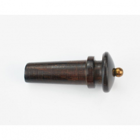 Violin Endpin, Rosewood with Gold Ball