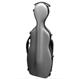 Calvert Polycarbon VIOLIN Case- "Cello Shape" Grey 4/4 Size
