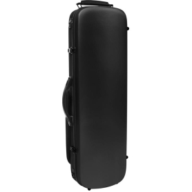 Calvert Polycarbon Oblong Violin Case, Black 4/4-3/4