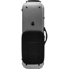 Calvert Polycarbon Oblong Violin Case, Black 4/4-3/4