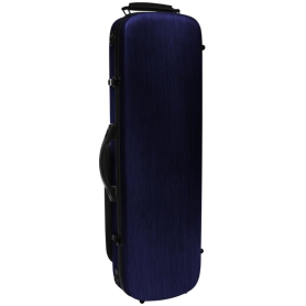Calvert Polycarbon Oblong Violin Case, Blue, 4/4-3/4