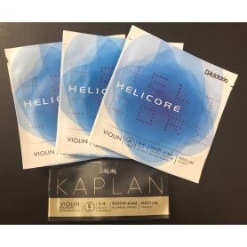 Premium Helicore Violin SET with KS311 E, & Titanium A