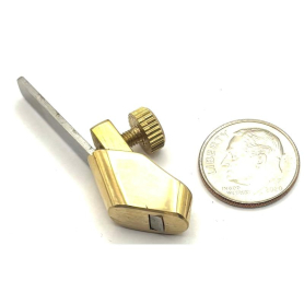 Brass Micro Finger Plane,13 mm Long, 4 mm Blade