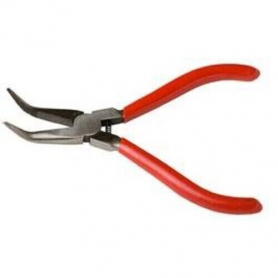 Bent Nose Pliers with Soft Grip 5"