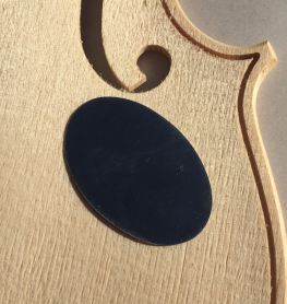 Mini Scraper Blade, Oval, .2mm thick