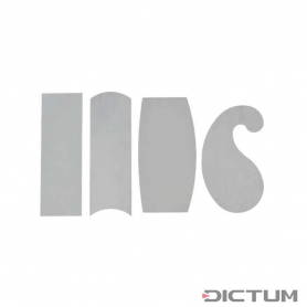 Scraper Set, 4 piece, 0.40 thickness, Spring Steel