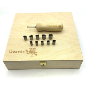 Guardelli F-hole Drill with 10 Bits for Violin & Viola