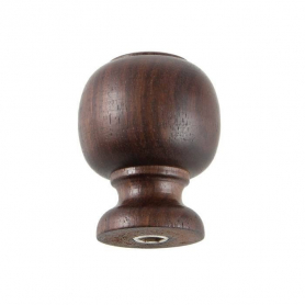 Knob Shaped Padauk wood Handle, 40mm.