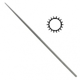 Grobet Swiss Needle File, Round, 6" Cut 0, Coarse