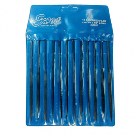 Set of 12 Excel Needle Files in Pouch