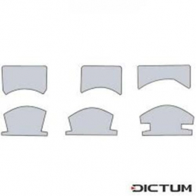 Herdim Bridge & Fingerboard Profile Templates, set of 6