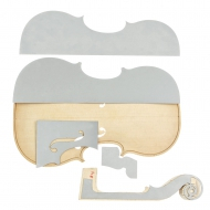 Herdim 5-pc. Violin Template Set, Strad Mediceo 1716
