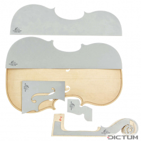 Herdim 5-pc. Violin Template Set, Guarneri Plowden 1735