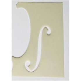 F Hole Template, Guarneri