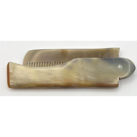 Bow Hair Comb, Made of Horn, Foldable