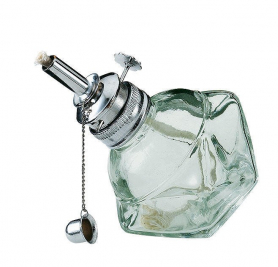 Glass Spirit Lamp with adj. flame with 6mm wick