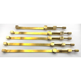 Brass Violin Crack Clamp Set, 5 pc.