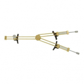 Herdim 3-Arm Crack Clamp with rubber jaws 240mm