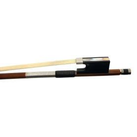 Artist Violin Bow, Pernambuco, Rd., Silver Frog/Tip, No Eye