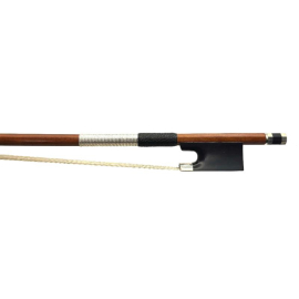 Artist Violin Bow, Pernambuco, Rd., Silver Frog/Tip, No Eye