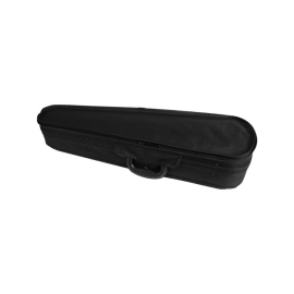 Calvert Woodshell Dart Shaped Violin Case - Black with Gray - Choose Size