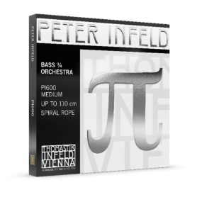 Peter Infeld Bass Strings 3/4 size, up to 110 cm, Spiral Rope