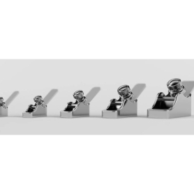 CAG Finger Planes, Flat Sole, Stainless Steel, Mould A