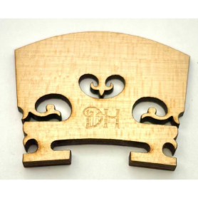Floral Model Violin Bridge, 1/2 and 3/4 Sizes only, choose size