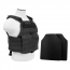 2924 Plate Carrier w/UHMWPE 10"X12' Level IIIA Shooter's Cut 2X Hard Ballistic Panels [Med-2XL]