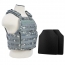2924 Plate Carrier w/UHMWPE 10"X12' Level IIIA Shooter's Cut 2X Hard Ballistic Panels [Med-2XL]
