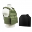 2924 Plate Carrier w/UHMWPE 10"X12' Level IIIA Shooter's Cut 2X Hard Ballistic Panels [Med-2XL]