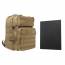 Assault Backpack w/11"x14" Level IIIA Hard Ballistic Plate