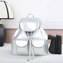 BACKPACK/PU/SILVER
