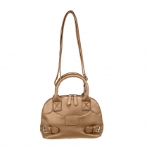 Small Dome Crossbody Bag- Brwn