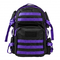 Tac Backpack/Blk/Purple Trim