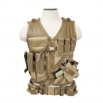 Tactical Vest/MED-2XL//Tan