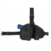 Drop Leg Holster/Panel/Mag/Blk