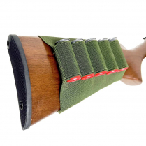 Shotgun Stock Shell Pouch/Grn