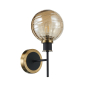 GEM WALL SCONCE (AMBER GLASS)